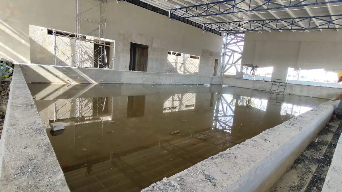 Aseguran que alberca no ocasionará desabasto de agua potable en el Pedregoso.  Foto Luis Luévanos  El Sol de San Juan del Río.